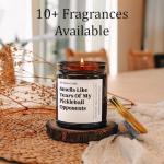 Pickleball Gift, Pickleball Team Gifts, Smells Like The Tears of My Pickleball Opponents, Pickleball Candle, Funny Pickleball Candle Custom Gift Message Candle