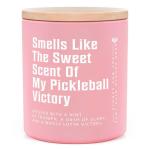 Encoink Pickleball Gifts for Women, Lavender Scented Candle,Cool Gifts for Pickleball Lovers/Girl/Coach/Player/Friend, Funny Pickleball-Themed Gift for Valentine’s Day Birthday, Pink Jar(10oz)