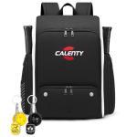 CALENTY Pickleball Bag Backpack – Large Pickleball Backpack Fits 2+ Paddles with Shoe Compartment, Fence Hook, Secure Ball Storage & 2 Keychains, Premium Pickleball Bag for Men and Women