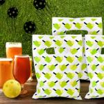 50pcs Pickleball Gift Bags - Plastic Party Favor Snack Candy Bags for Theme Party Sports Events Supplies (Light Green)