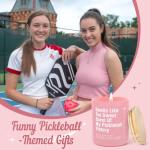 Encoink Pickleball Gifts for Women, Lavender Scented Candle,Cool Gifts for Pickleball Lovers/Girl/Coach/Player/Friend, Funny Pickleball-Themed Gift for Valentine’s Day Birthday, Pink Jar(10oz)