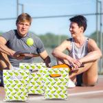 50pcs Pickleball Gift Bags - Plastic Party Favor Snack Candy Bags for Theme Party Sports Events Supplies (Light Green)