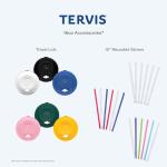 Tervis Pickleball Paddle Pattern Made in USA Double Walled Insulated Tumbler Travel Cup Keeps Drinks Cold & Hot, 16oz, Blue Lid