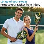 ETLKJVBL for Pickleball Paddle Cover, Moth Mushrooms Plants Moon Neoprene Zippered Sleeve with Shockproof & Waterproof Protection, Stylish Design for Pickleball Accessory