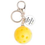 Sdopbinbin Pickleball Keychain Gifts for Female Women Birthday Christmas Gifts for Adults Teens Girls Friend Ladies Pickleball Accessories for Sports Bag Purse Pickleball Key Chain