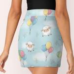 iiceop Balloon Sheep Skorts for Women with Pockets Skirt with Shorts Underneath High Waisted Golf Tennis Skorts for Women for Running Workout Pickleball M