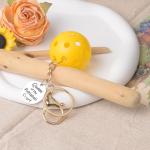 Sdopbinbin Pickleball Keychain Gifts for Female Women Birthday Christmas Gifts for Adults Teens Girls Friend Ladies Pickleball Accessories for Sports Bag Purse Pickleball Key Chain