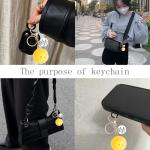 Sdopbinbin Pickleball Keychain Gifts for Female Women Birthday Christmas Gifts for Adults Teens Girls Friend Ladies Pickleball Accessories for Sports Bag Purse Pickleball Key Chain