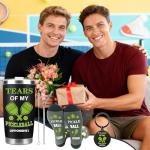 CRASHOT Pickleball Gifts for Men, Gifts For Pickleball Lovers, Includes 20 oz Tumbler, Keychain & Sock, Thanksgiving Christmas Birthday Present for Dad Son Friends Team