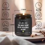 Pickleball Opponents Lavender Wood Wild Apple Eucalyptus Scent Candle 9OZ - Pickleball Gifts for Women Men, Sports Player Pickle Ball Christmas Gifts for Aunt Boyfriend Girlfriend Coach Best Friend