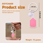 Pink Pickleball Keychain Charm for Bag Car Keys Accessories for Women Pickleball Christmas Gifts for Friend Daughter Pickle Ball Lovers Birthday Gift for Granddaughter Pickleball Lovers Gift Ideas
