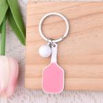 Pink Pickleball Keychain Charm for Bag Car Keys Accessories for Women Pickleball Christmas Gifts for Friend Daughter Pickle Ball Lovers Birthday Gift for Granddaughter Pickleball Lovers Gift Ideas