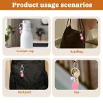 Pink Pickleball Keychain Charm for Bag Car Keys Accessories for Women Pickleball Christmas Gifts for Friend Daughter Pickle Ball Lovers Birthday Gift for Granddaughter Pickleball Lovers Gift Ideas