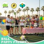 Batiyeer 36 Pack Pickleball Keychains Bulk Party Favors Sports Ball Key Chains Funny Keyring Gifts for Birthday Supplies