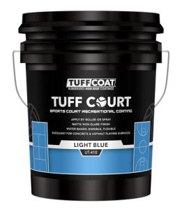 Tuff Coat Tuff Court UT-410 5-Gl Light Blue Non-Skid Durable Sport Court Paint Coating for Pickleball, Tennis and Basketball Court