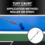 Tuff Coat Tuff Court UT-410 5-Gl Light Blue Non-Skid Durable Sport Court Paint Coating for Pickleball, Tennis and Basketball Court