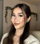 Pickleball Earrings, Handcrafted Studs (Green)