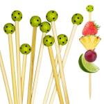 Tennis Pickleball Golf Cocktail Picks – 20-Pack Party Cocktail Toothpicks – Reusable for Charcuterie, Appetizers, & Drinks