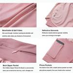 Ksmien Women's 2 in 1 Running Shorts - Lightweight Athletic Workout Gym Yoga Shorts Liner with Phone Pockets Pink