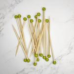 Tennis Pickleball Golf Cocktail Picks – 20-Pack Party Cocktail Toothpicks – Reusable for Charcuterie, Appetizers, & Drinks