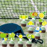 48Pcs Pickleball Cupcake Toppers Pickleball Birthday Party Decorations Pickleball Theme Cupcake Decorations for Pickleball Themed Birthday Party Baby Shower Supplies