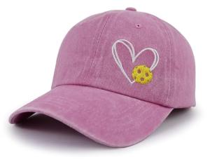 Pickleball Gifts for Men Women, Funny Sports and Outdoors Heart Pickle Ball Hats, Christmas Mothers Fathers Day Birthday Gift for Pickleball Lovers