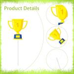 36 Pcs Pickleball Cupcake Toppers Party Decorations, Funny Paddle and Ball Sports Theme Cupcake Toppers for Birthday or Tournament, Green and Yellow Pickleball Party Supplies (9 Designs)