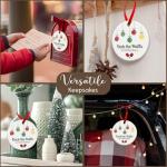 SOL VIBES Pickleball Ornament for Christmas Tree Decor, Xmas Hanging Ornaments, Deck The Halls Gifts for Pickleball Lover and Sport Lovers