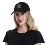Keep Calm Plants Have Protein Pickleball Hat for Mens Vegan Cute Baseball Hat Black
