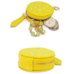 Sanxiner Cute Fruit Coin Purse Charms Kawaii Cherry Keychain With Zipper Coin Pouch,Strawberry Bag Charms Orange Change Purse Cute Apple Mini Bag with Keychain for AirTag (X-Pickleball)