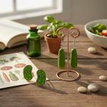 Dovbuqu 2 PCS Pickle Earrings for Women, Cute Pickle Jewelry, Fun Pickleball Earrings and Necklace, Unique Pickle Accessories for Everyday Wear, Lightweight and Comfortable Design