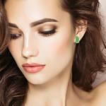 Dovbuqu 2 PCS Pickle Earrings for Women, Cute Pickle Jewelry, Fun Pickleball Earrings and Necklace, Unique Pickle Accessories for Everyday Wear, Lightweight and Comfortable Design