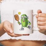 ss68coprintgift Funny Pickleball Player Paddleball Lover Memory Pickleball Ceramic Mug Pickleball Lovers Gifts For Dad Mom Grandma Grandpa Husband Wife Coffee Cup (White, 11 oz), White11ozmug