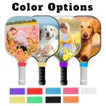 Custom Pickleball Paddles Personalized Pickleballs Paddles with Comfort Grip Customized Photo Text Logo Paddles Gifts for Beginners - Double Sided Print