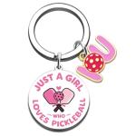 SOJUWEL Pickle Ball Gifts for Woman Pickleball Lovers Gifts Keychains Pickleball Jewelry for Women Girl Sister Girlfriend Friend Birthday Christmas Valentines Gifts for Pickleball Lovers Keyring
