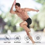 VPOS Gym Shorts for Men 5 Inch - Lightweight Mens Athletic Shorts Quick Dry Workout Running Shorts with Zipper Pockets (Black, Medium)