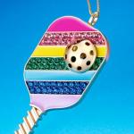 Mrchtmas Christmas Pickleball Paddles Ornaments, Christmas Tree Ornament, Hanging Ornaments Pickleball Ornament Gifts for Sisters Mom Grandparent Women Men