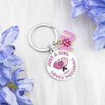 SOJUWEL Pickle Ball Gifts for Woman Pickleball Lovers Gifts Keychains Pickleball Jewelry for Women Girl Sister Girlfriend Friend Birthday Christmas Valentines Gifts for Pickleball Lovers Keyring