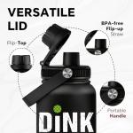 Fufandi Pickleball Gifts - Pickle Ball Dink Responsibly - Christmas, Birthday Gifts for Men, Women, Pickleball Lovers, Player Coach - Pickle Ball Tumbler Cup 32oz