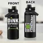 Fufandi Pickleball Gifts - Pickle Ball Dink Responsibly - Christmas, Birthday Gifts for Men, Women, Pickleball Lovers, Player Coach - Pickle Ball Tumbler Cup 32oz