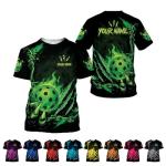 Mostefy Personalized Name Team's Name Pickleball Shirt 3D, Pickleball Shirts, Funny Pickleball Shirts for Team, Men Women (US, Alpha, Small, 5X-Large, Regular, Regular, Multi 37)