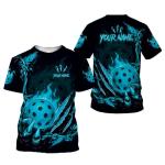 Mostefy Personalized Name Team's Name Pickleball Shirt 3D, Pickleball Shirts, Funny Pickleball Shirts for Team, Men Women (US, Alpha, Small, 5X-Large, Regular, Regular, Multi 37)