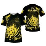 Mostefy Personalized Name Team's Name Pickleball Shirt 3D, Pickleball Shirts, Funny Pickleball Shirts for Team, Men Women (US, Alpha, Small, 5X-Large, Regular, Regular, Multi 37)