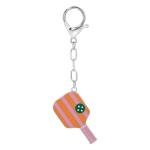 Lucky Feather Enamel Bag Charm/keychain - Pickleball