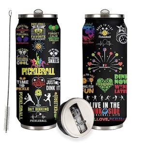 JDEIFKF Pickleball Tumbler Gifts for Women, Men - Pickle Ball Gift for Woman - Christmas, Birthday Gift for Pickle Ball Lovers-Pickleballs Cup Gifts for Women Girls Friends Sisters Players 17 Oz