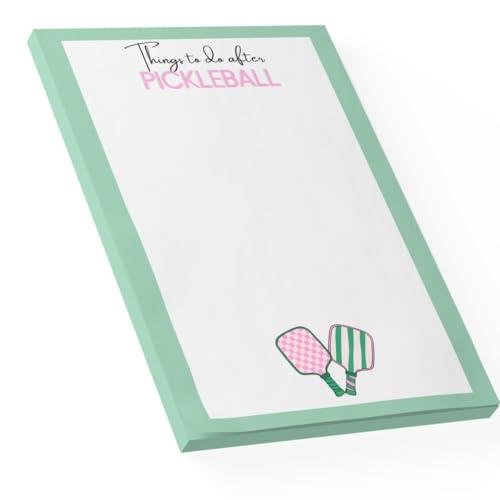 Simple Personalized. "Things to do after Pickleball" sticky Notepad. To Do List. Pickleball Notepad, Pickleball Gifts, Pickleball Party Favors