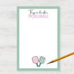 Simple Personalized. "Things to do after Pickleball" sticky Notepad. To Do List. Pickleball Notepad, Pickleball Gifts, Pickleball Party Favors