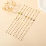 VULETO Pickleball Bracelet Gifts for Girls Women, Cross Link Chain Sport Accessories Birthday Christmas Christian Jewelry Gifts for Teen Girls 8-12 Team Coach Lover Player Gold Plated