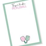 Simple Personalized. "Things to do after Pickleball" sticky Notepad. To Do List. Pickleball Notepad, Pickleball Gifts, Pickleball Party Favors