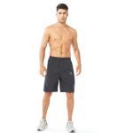 NORTHYARD Men's Athletic Running Shorts Gym Workout Shorts 7"/ 9"/ 5" Quick Dry Lightweight Sports Basketball Exercise Tennis Exercise DARKGREY-9inch M